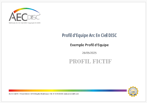 PROFIL ÉQUIPE ARC EN CIEL DISC