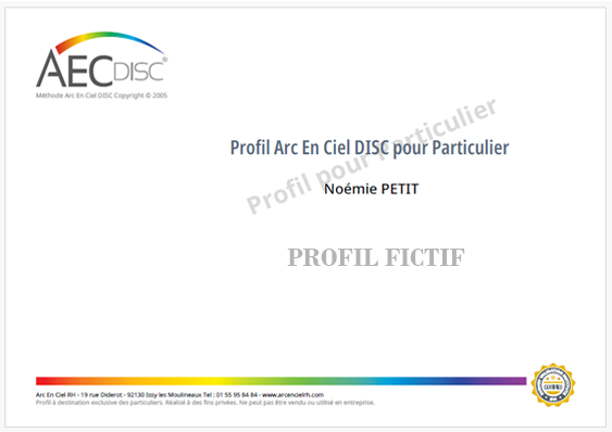 PROFIL ARC EN CIEL DISC POUR PARTICULIER